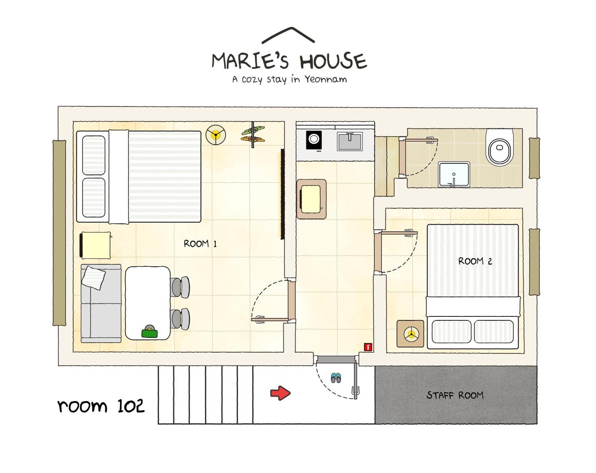 Marie'S House 102 Hongdae Hotel Seoul Exterior photo